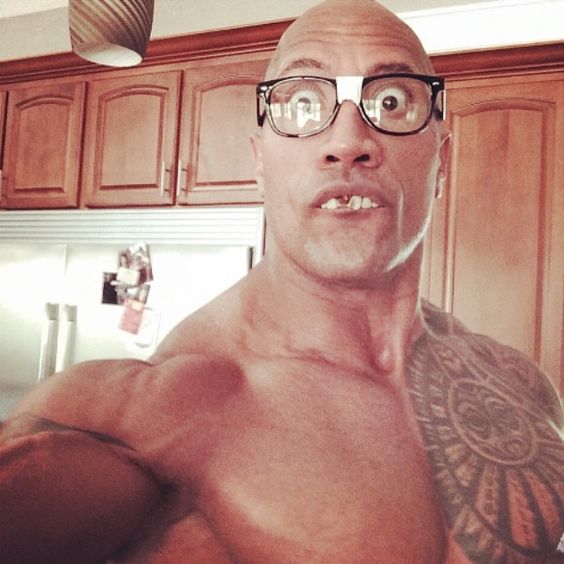27 celebrities who hilariously trolled their fans you see-Dwayne "The Rock" Johnson