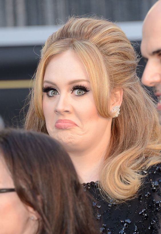 27 celebrities who hilariously trolled their fans you see-Adele