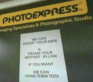 Hilarious And Eye Catching Signs People Just Took Photos