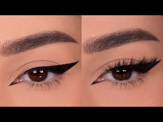 Eye makeup for beginners/Eyeliner styles for hooded eyes