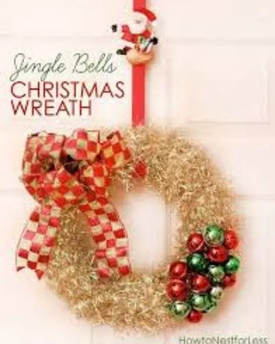 Gold Jingle Ringer Wreath