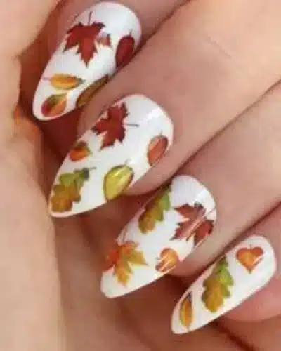 40 Fall Nail Designs Ideas to Make You Swoon-Modern Art Nails