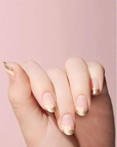 40 Fall Nail Designs Ideas to Make You Swoon-French Mani with a Twist Nail