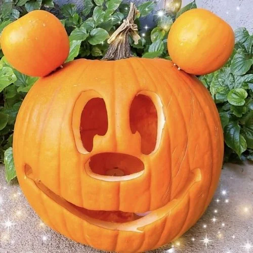 50 Best pumpkin carving ideas for Halloween and What type of pumpkin is used for Halloween?-Mickey Mouse Face