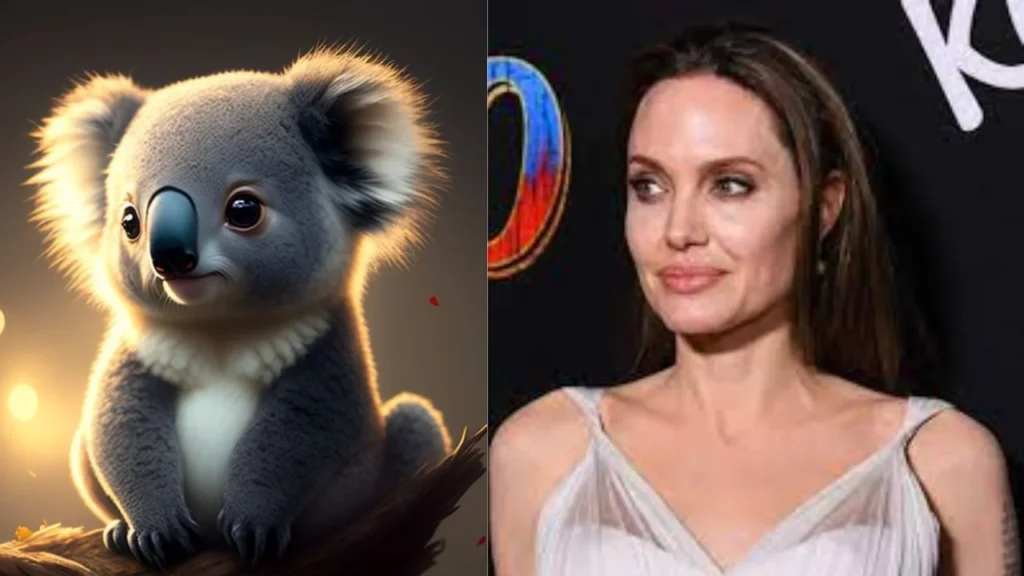 Angelina Jolie - Angelina Koalaie (a koala with striking beauty)