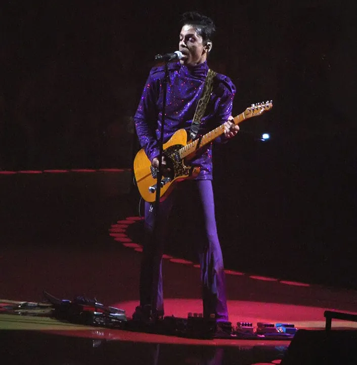 Prince in purple