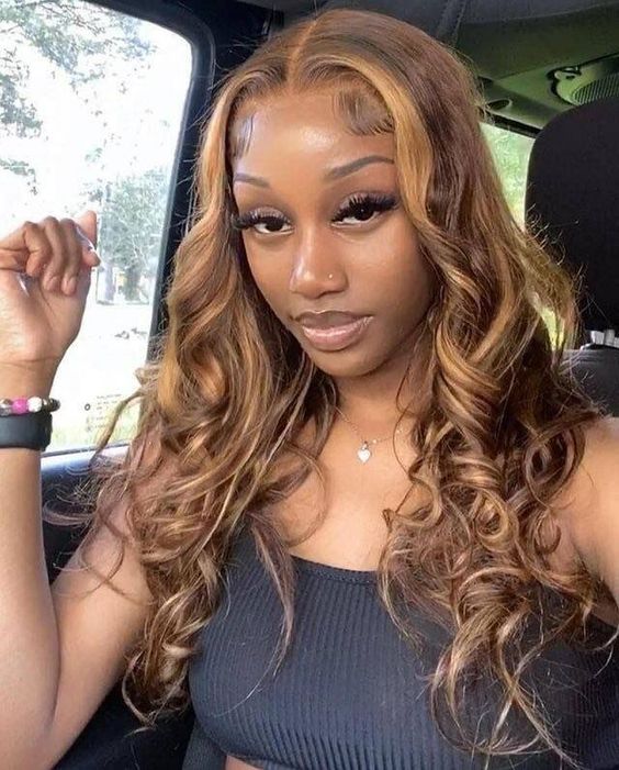 Honey Brown Hair Color For Black Women