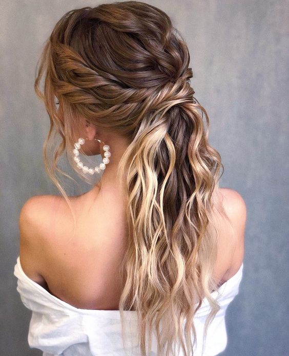 Wedding Hair Ponytail 