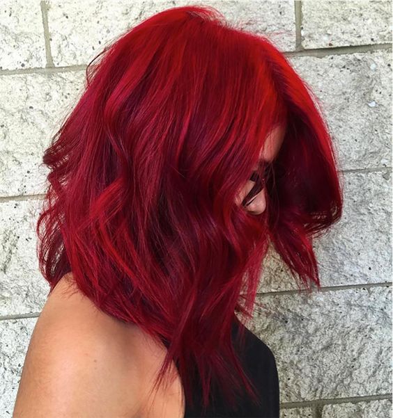 Blood Red Hair color