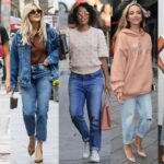 5 Ways To Wear Wide Leg Jeans With Sneakers