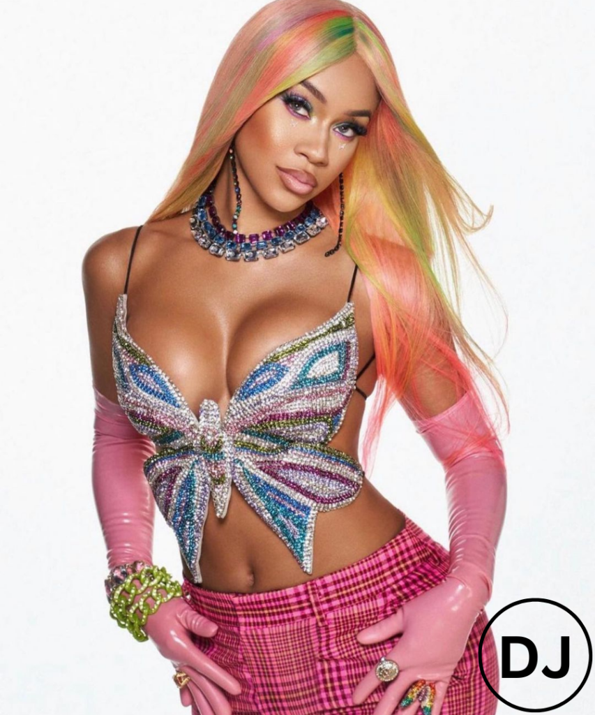 Saweetie is a rapper, singer, and fashion inspiration from California.
