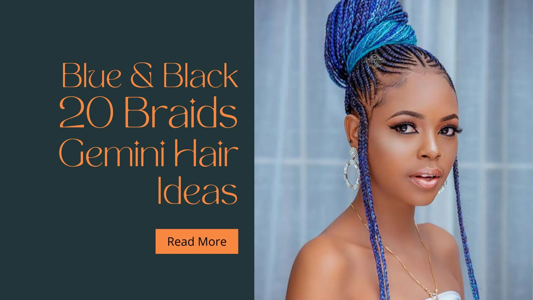 20 Stunning Blue and Black Braids for Gemini Hair