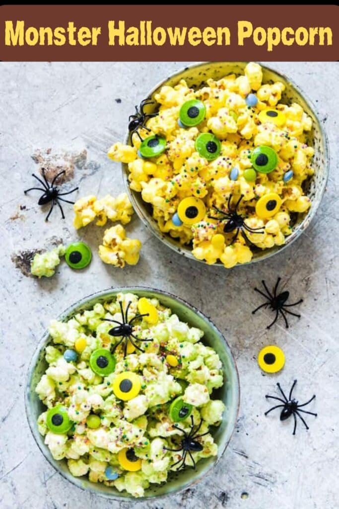 Monster Halloween Popcorn