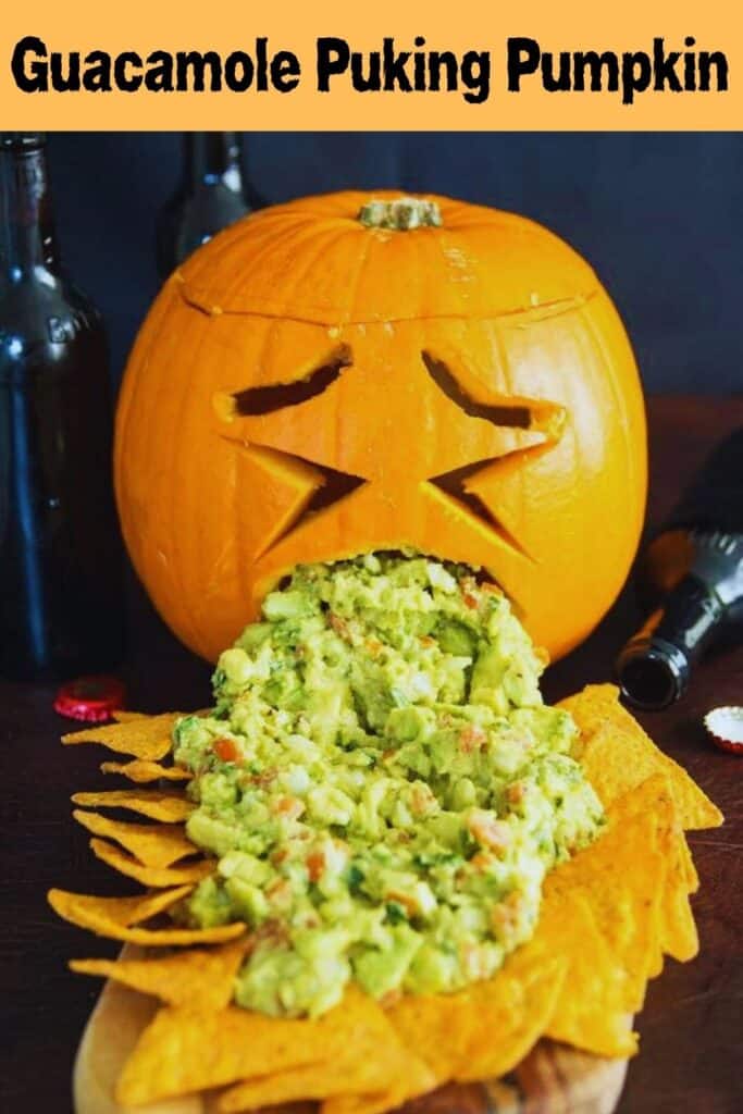 Guacamole Puking Pumpkin