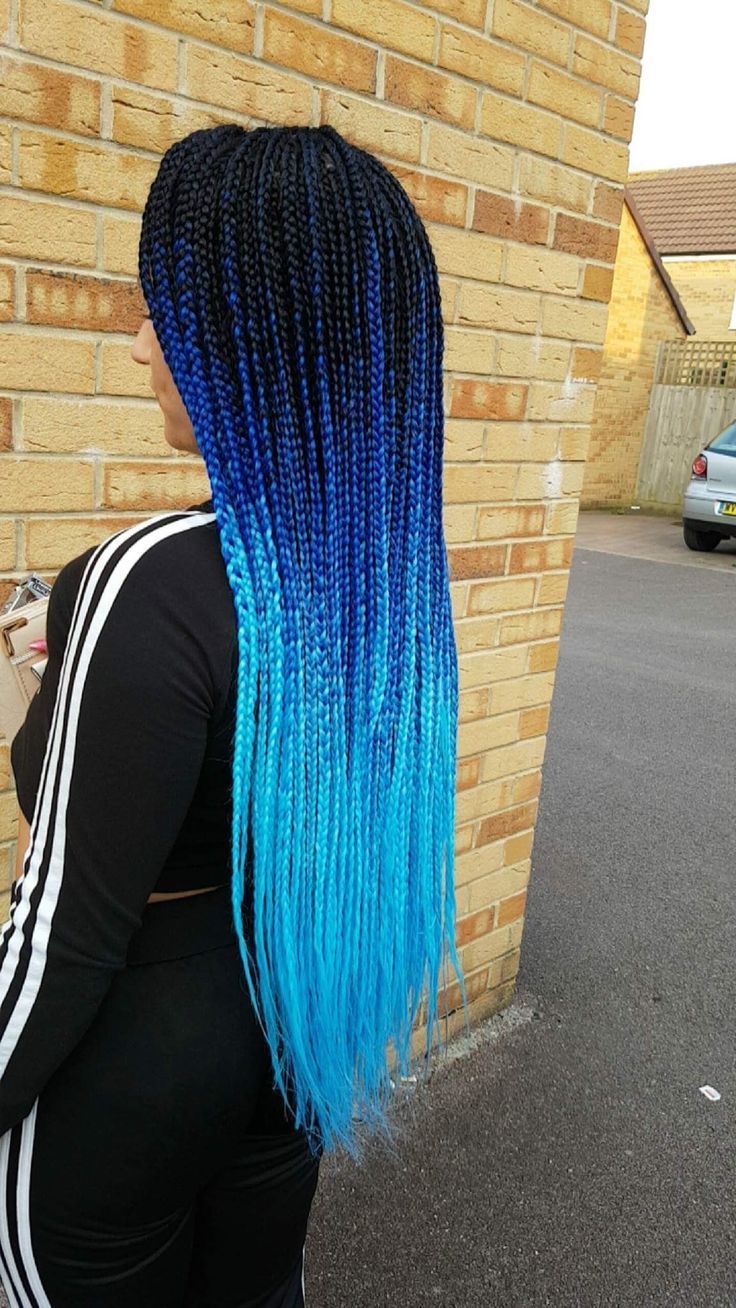 Blue And Black Braids Hairstyles Transform Your Look Blue And Black Braids Hairstyles Transform Your Look 4
