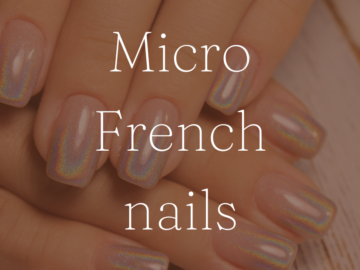 Micro French Manicures are this season's must-try nail trend