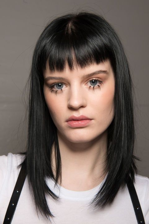 3. Micro Fringe with Curls