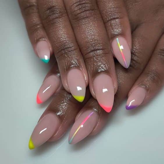 Short Stiletto Nails