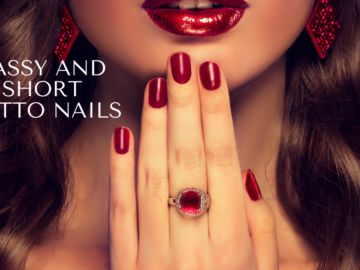 15 Classy and Cute Short Stiletto Nails