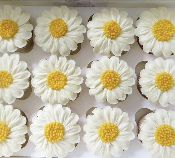 Daisy Cupcakes