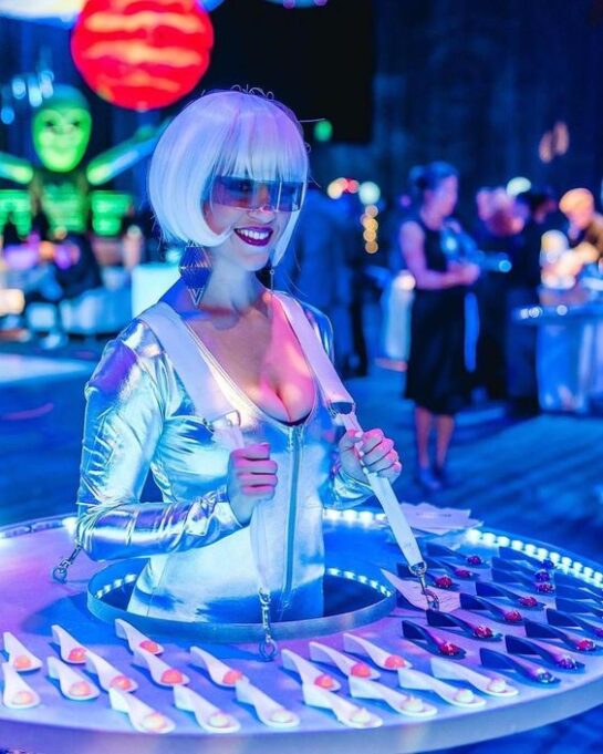 How To Make Your Led Neon Strolling Table Funny Costume