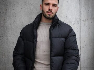 Stay Warm in Style Puffer Jacket Outfit Ideas for Men