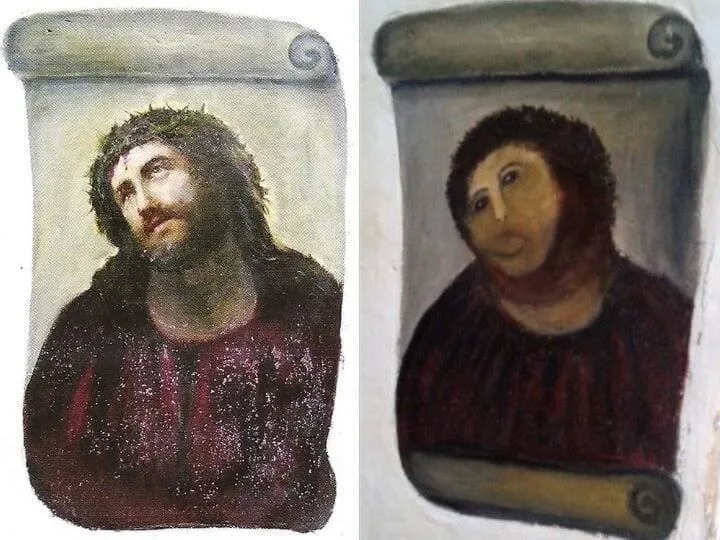 A Fresco Is Ruined But Yields A Positive Outcome