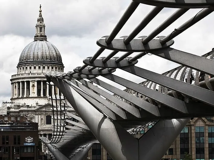 An Unstable Pedestrian Bridge