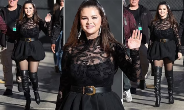 Style Selena Gomez's Sexy LBD Look For Jimmy Kimmel!