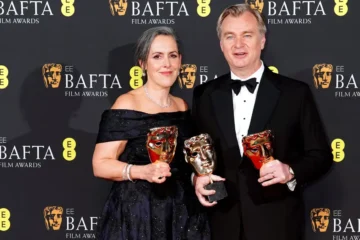 Christopher Nolan and his wife Emma Thomas are being honored in the U.K. dailyjugarr