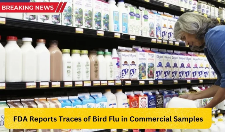 US Milk Safety Concerns: FDA Reports Traces of Bird Flu in Commercial Samples