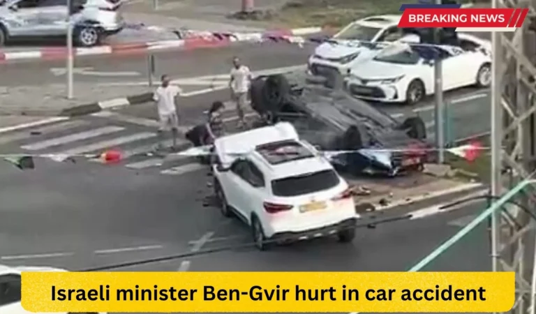 Israeli minister Ben-Gvir hurt in car accident near suspected attack scene