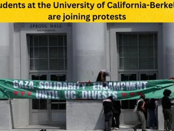 Students at the University of California-Berkeley are joining protests