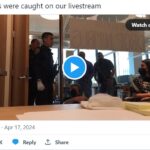Videos After 8 Hours protest in Google 9 employees arrested