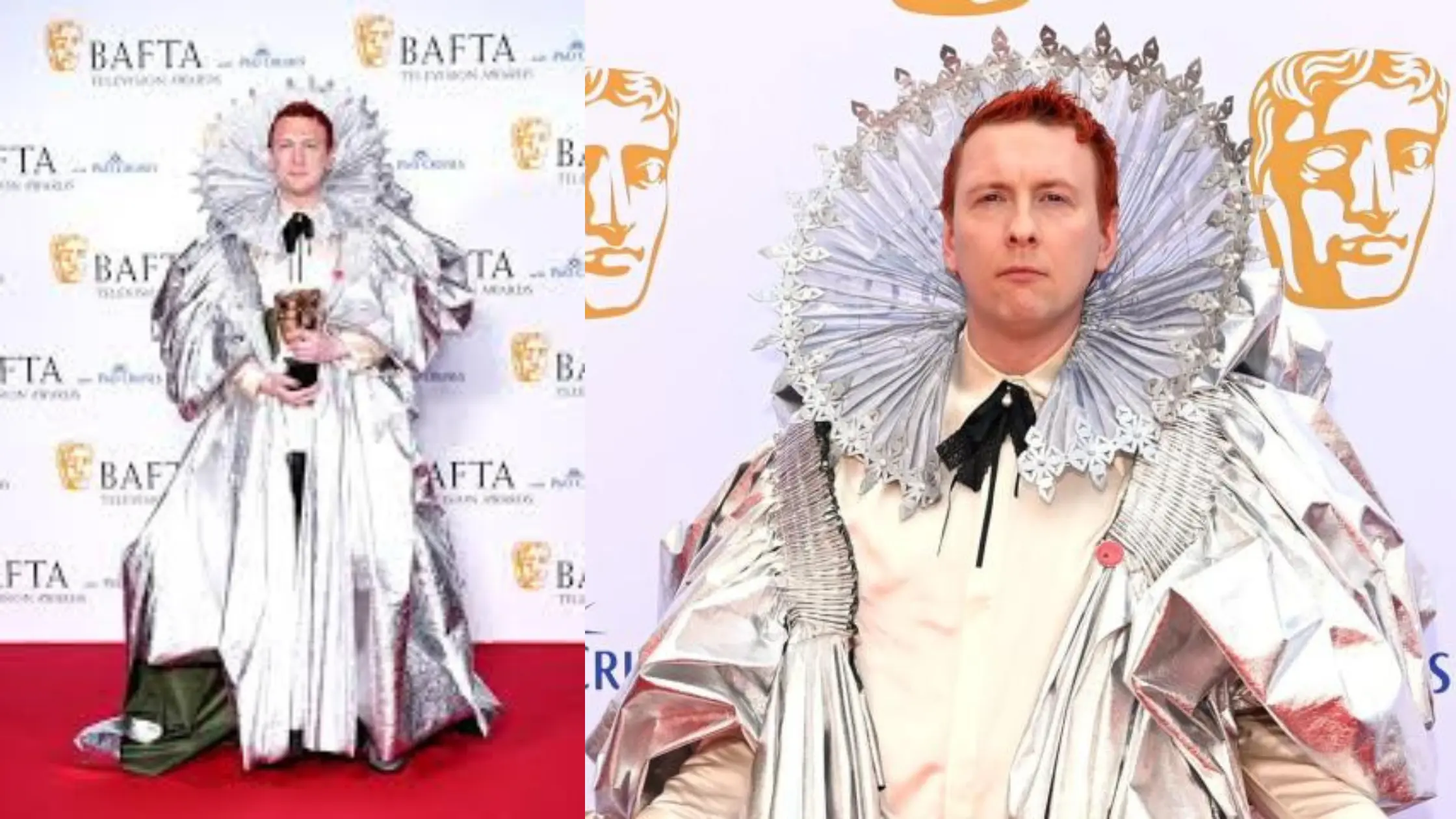 Joe Lycett's New Look On The TV Baftas Red Carpet Stole The Show. daily jugarr
