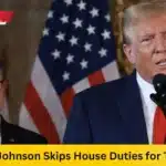 Mike Johnson Skips House Duties for Trump