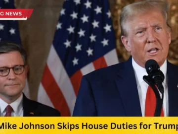 Mike Johnson Skips House Duties for Trump