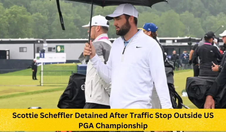 Scottie Scheffler Detained After Traffic Stop Outside US PGA Championship