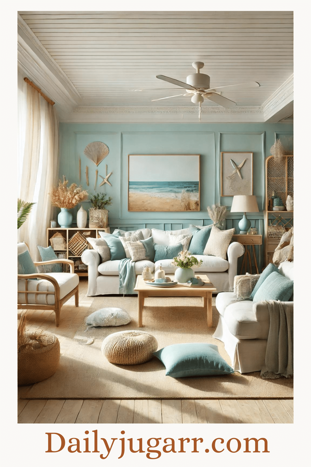 Beach House Chic, Bloxburg Living Room Ideas Perfect for Summer