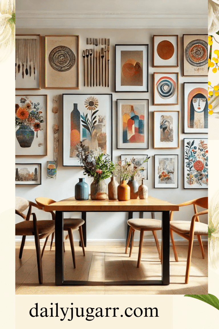 Transform Your Small Dining Room With Stunning Wall Art