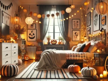 Designing A Cozy And Stylish Halloween-Themed Bedroom. dailyjugarr.com